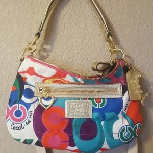 Coach poppy crossbody purse
