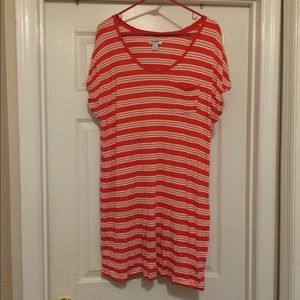 Striped T-Shirt Dress