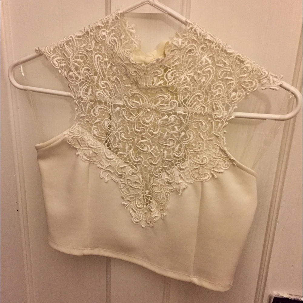 Annabelle Lace Crop Top