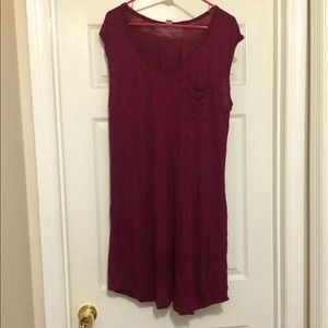 Purple T-Shirt Dress