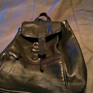 Authentic vintage Coach backpack leather