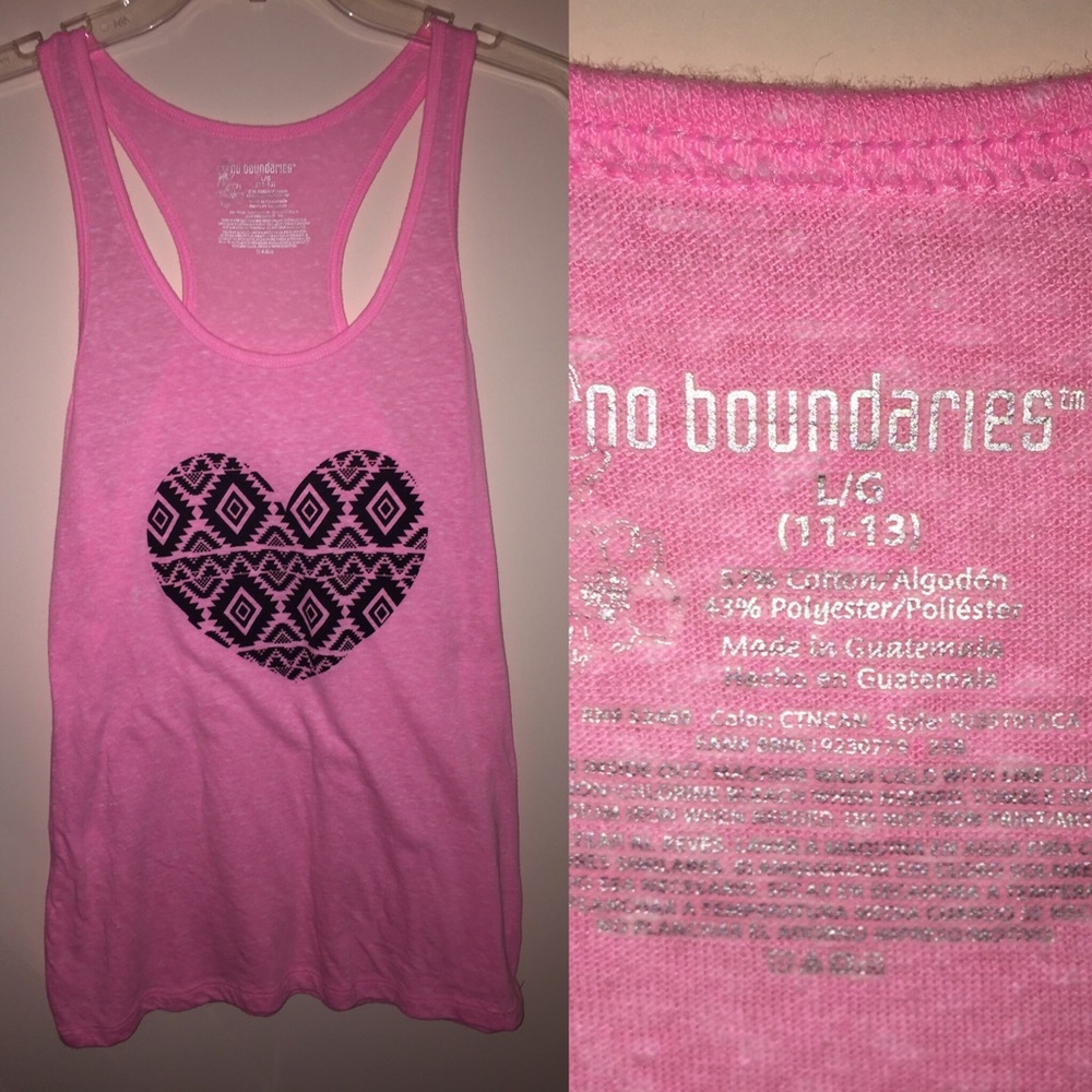Pink tank top