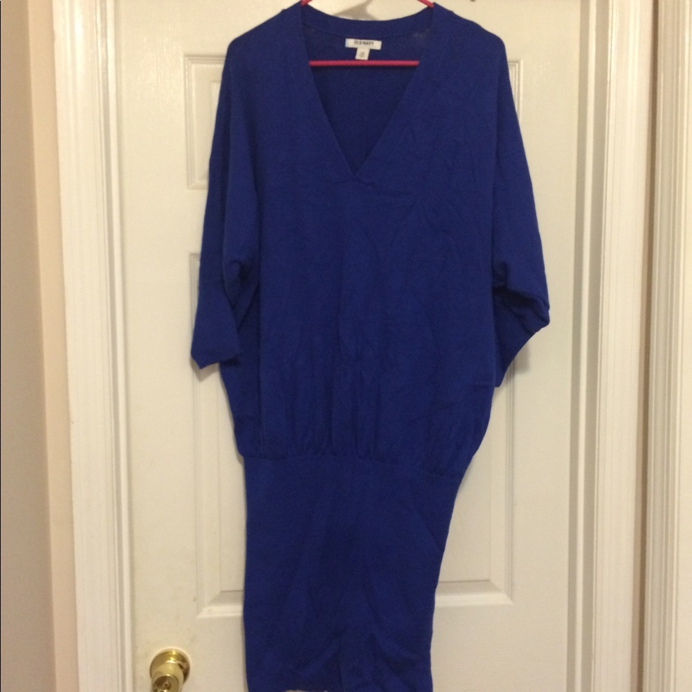 Royal Blue Sweater Dress