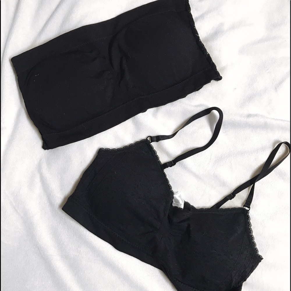 ❌SOLD❌NEW! Black Bralette Bundle