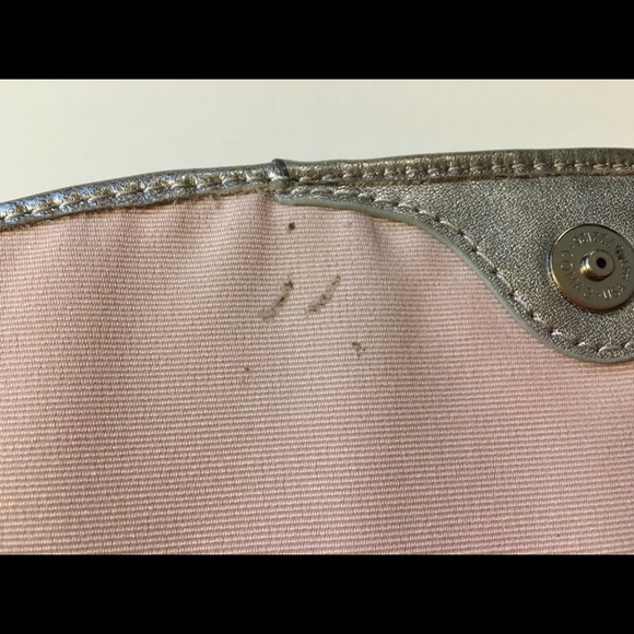 Coach LEATHER Large Flap Wristlet - Picture 3 of 5