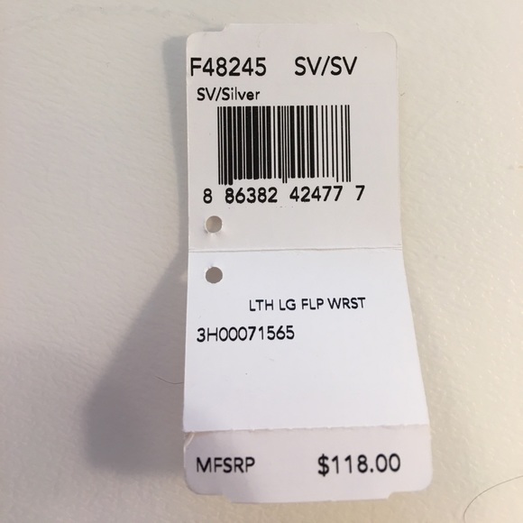 Coach LEATHER Large Flap Wristlet - Picture 5 of 5