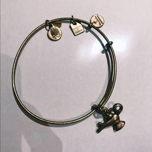 Gold genie bottle alex and ani bracelet