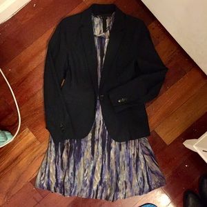 Zara Basic Brocade Fitted Blazer