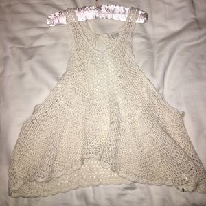 Knit Volcom beach crop