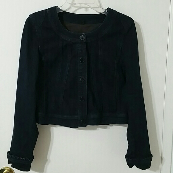 Nine West Jeans cropped jean jacket - Picture 2 of 8