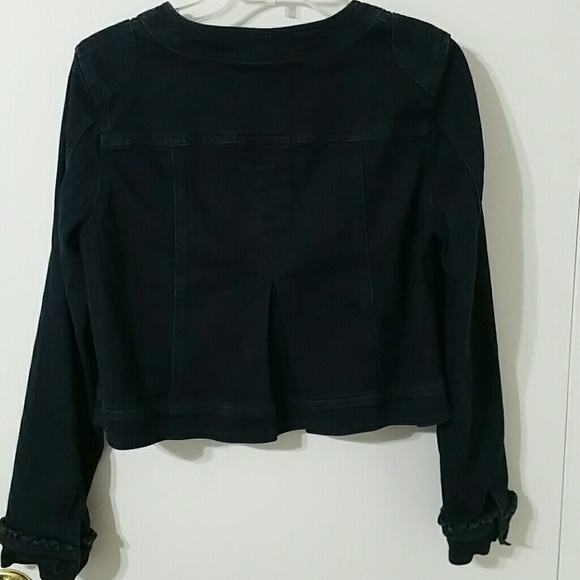 Nine West Jeans cropped jean jacket - Picture 3 of 8