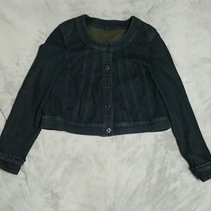 Nine West Jeans cropped jean jacket