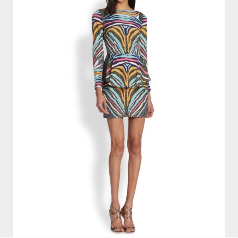 Mara Hoffman Phoenix Peplum Mini Dress