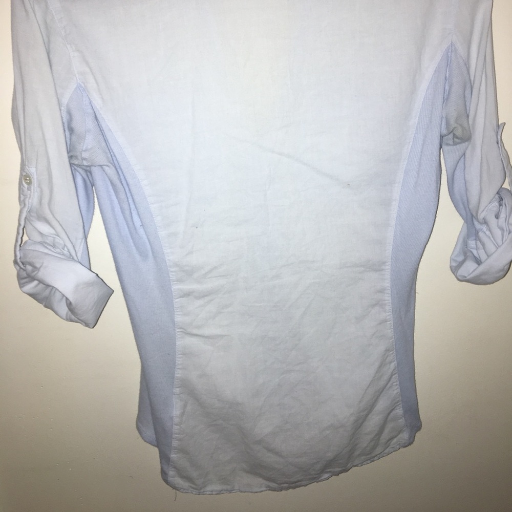 James Perse Button Down Light Blue Top - image 4