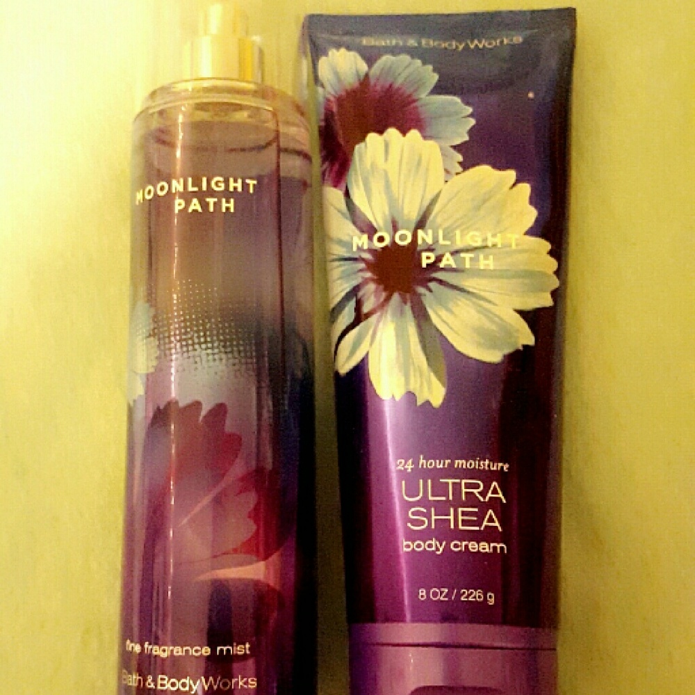 Bath and body works perfume and lotion set