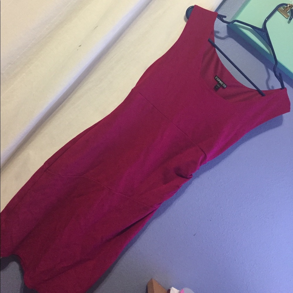 Hot pink super sexy and fitted  party dress