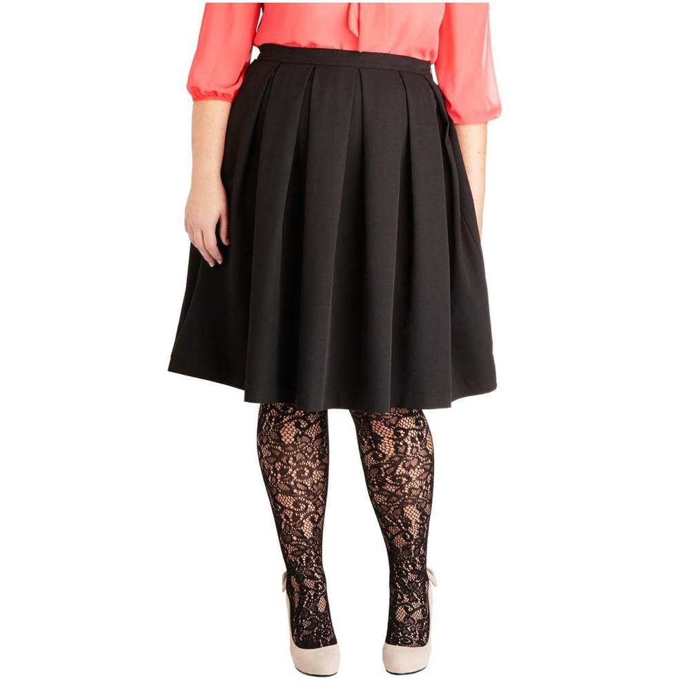 ModCloth Myrtlewood Office Envy Pleated Skirt