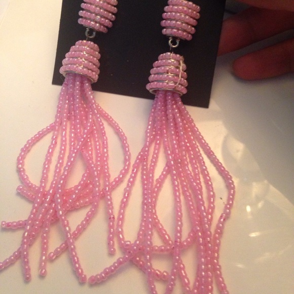 H&M Jewelry - Pink tassel boho bohemian beaded earrings ZARA H&m H&M Jewelry - Pink tassel boho bohemian beaded earrings ZARA H&m