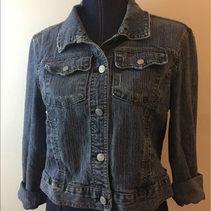 Jessica Howard Denim Jean Jacket Petite Med