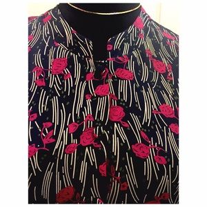Chinese Floral Blouse