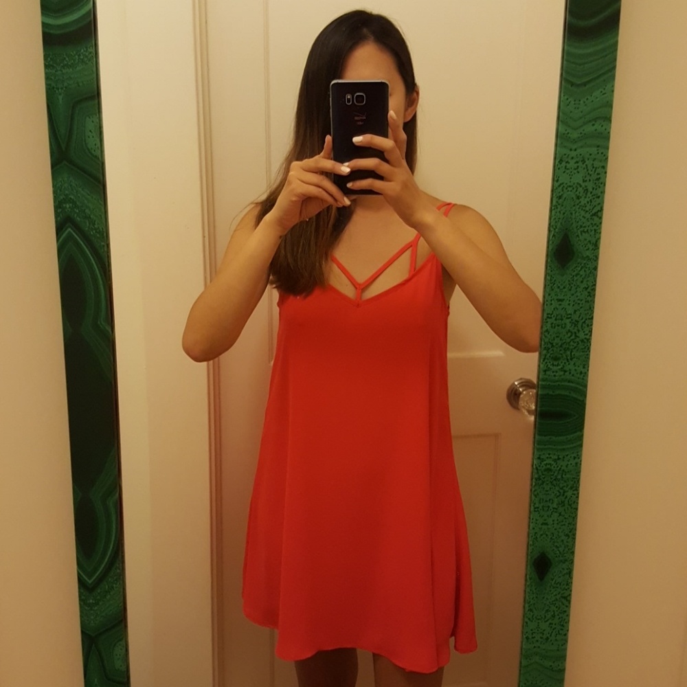 Azalea Hot Coral Dress