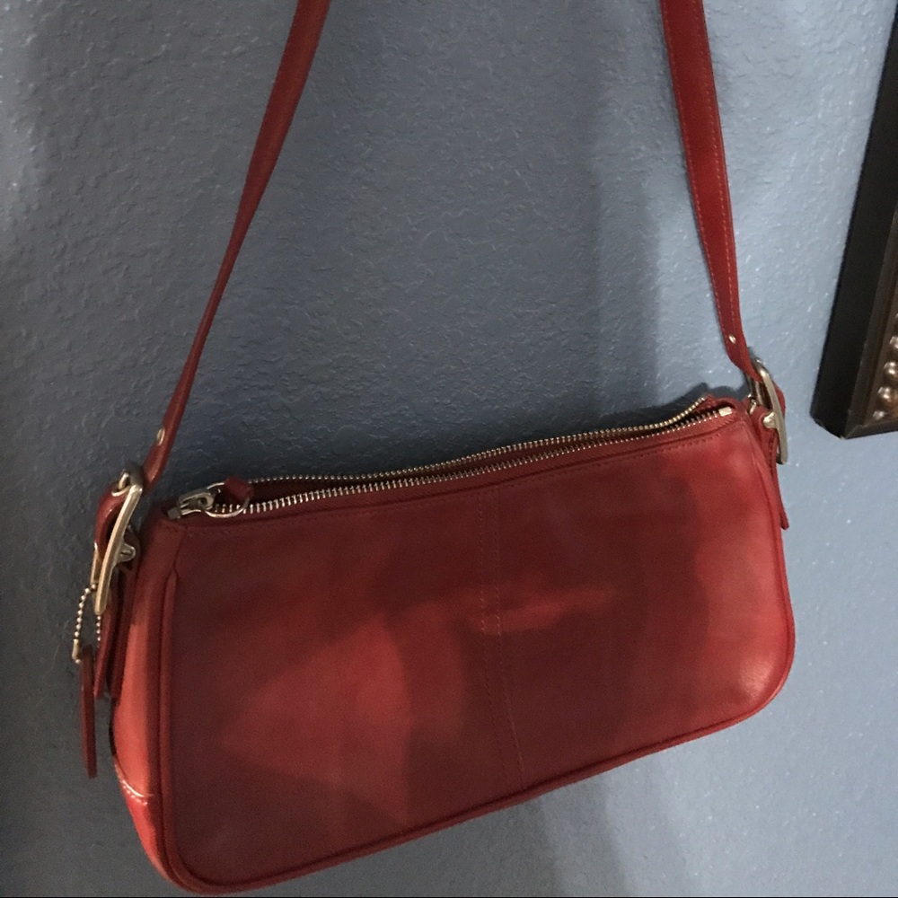 Coach small red purse. Hardly used