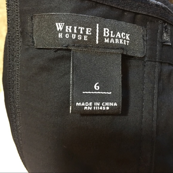 ❌SOLD❌WHITE HOUSE BLACK MARKET BLACK BUSTIER - Picture 5 of 6