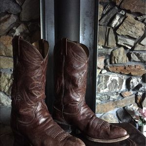 Dan Post all leather cowboy boots