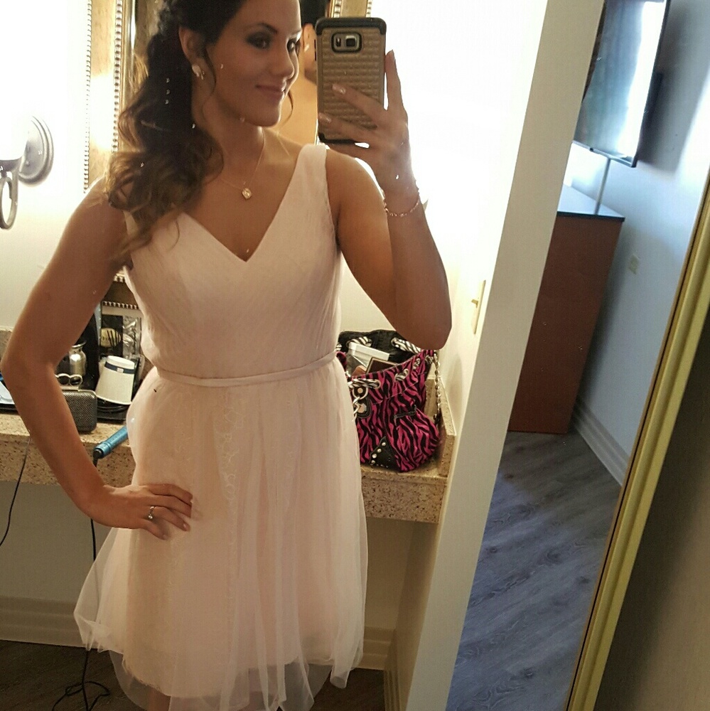 Blush tulle Vera Wang lowest price