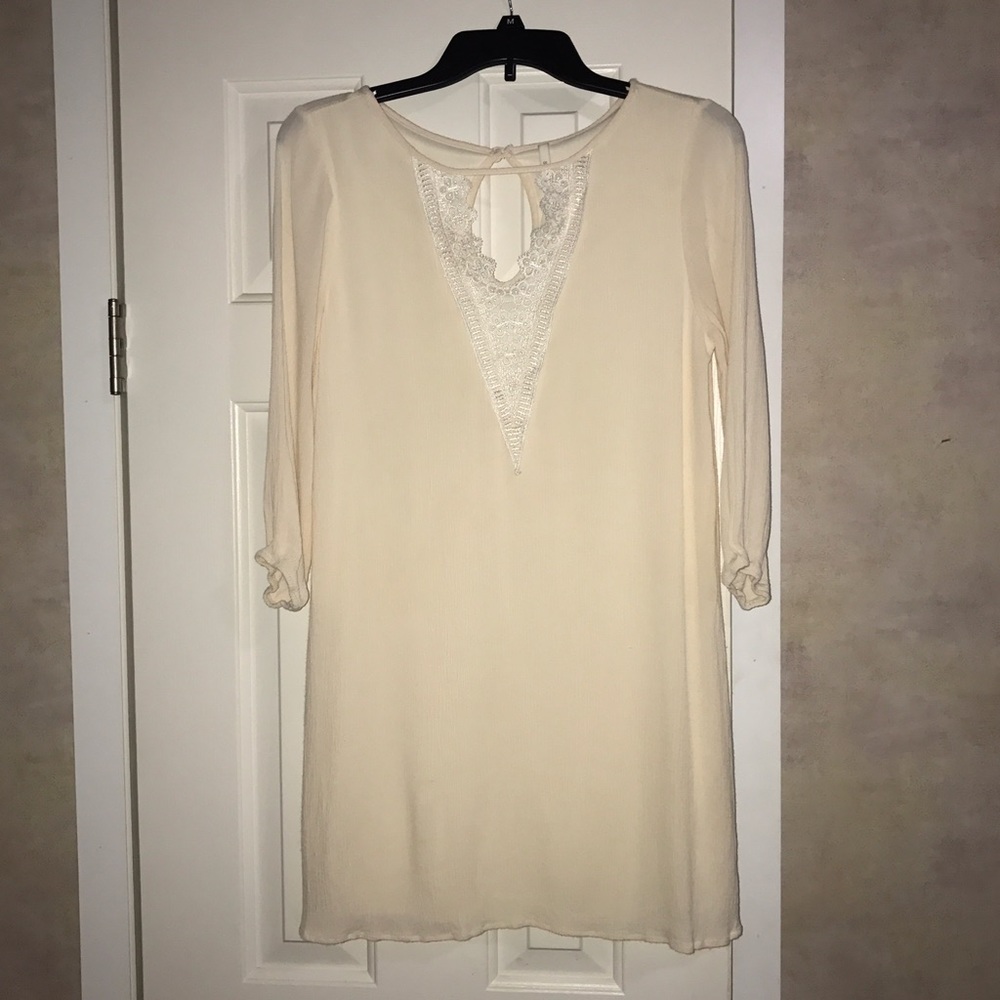 Beautiful cream colored dress