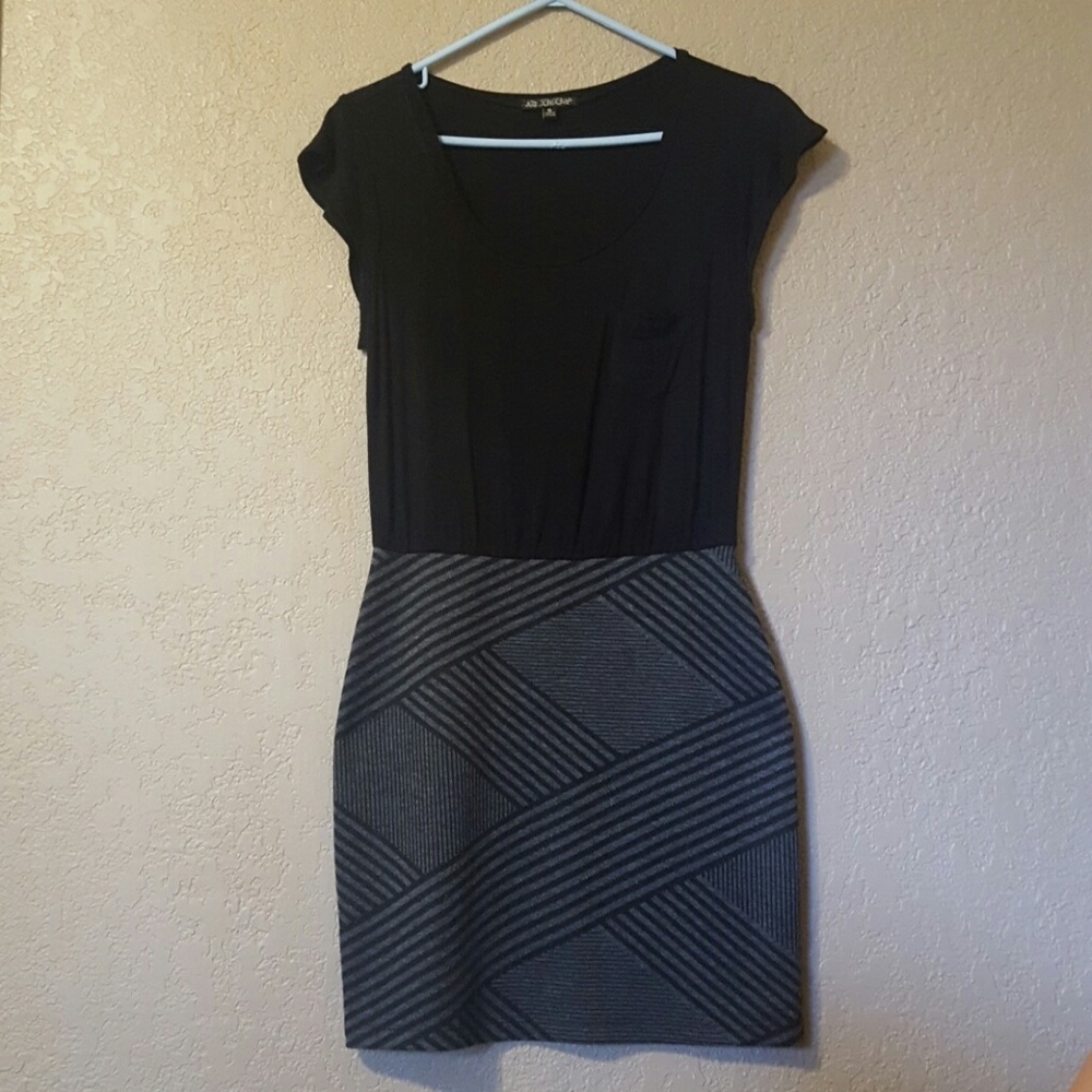 Black mini dress