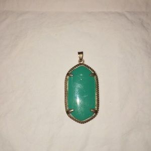 Green Gem Necklace Pendant
