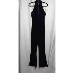 Crushed velvet jumpsuit