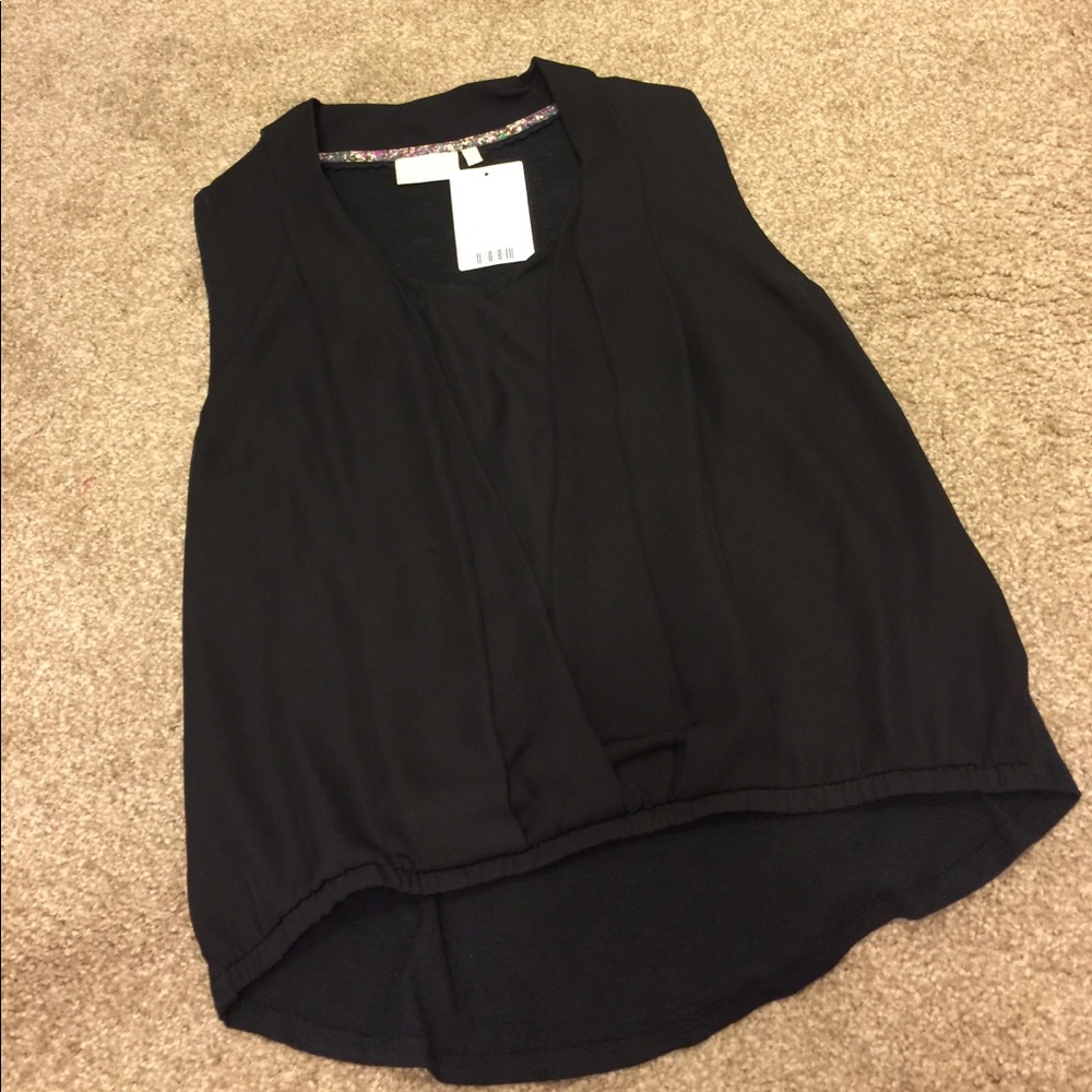 Anthropologie Duel Fabric Top