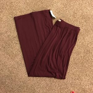 Maroon maxi skirt - NWT!