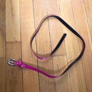 Pink thin belt