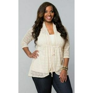 Sandstone Bohemian Crochet Bellini Cardigan