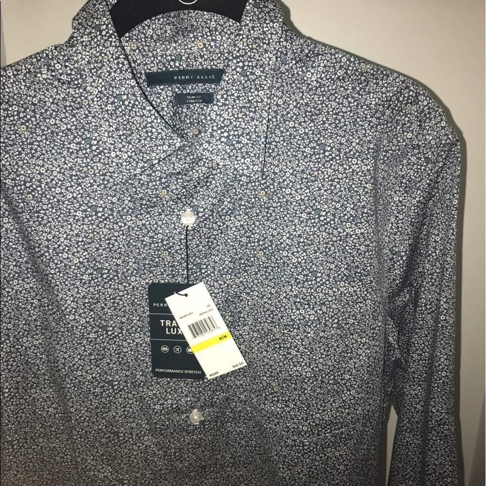 Floral button down - brand new