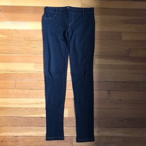 Denim jegging leggings, size XS