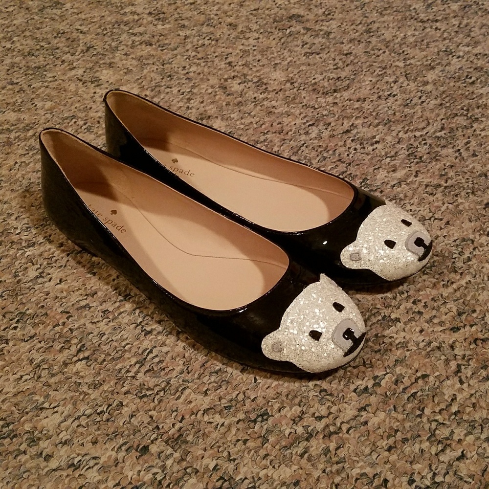 Kate Spade Polar Bear Flats!