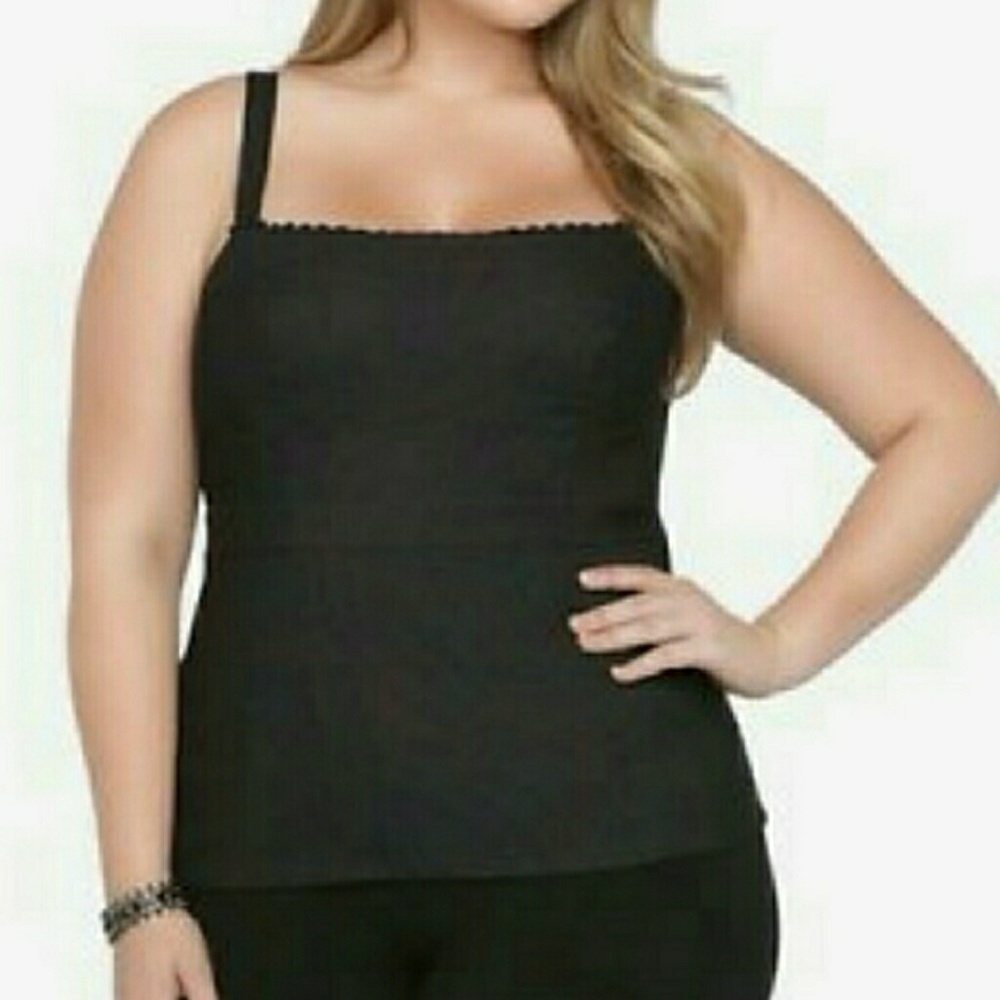 Torrid Pinstripe Bustier Top
