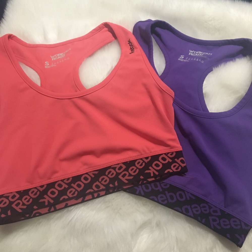 Two Reebok sport bras (NWOT)
