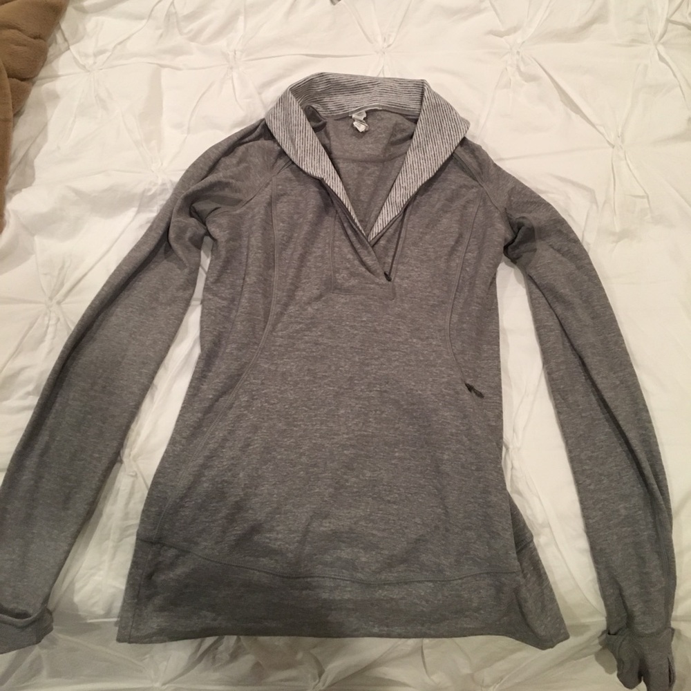 Grey Lululemon Half Zip