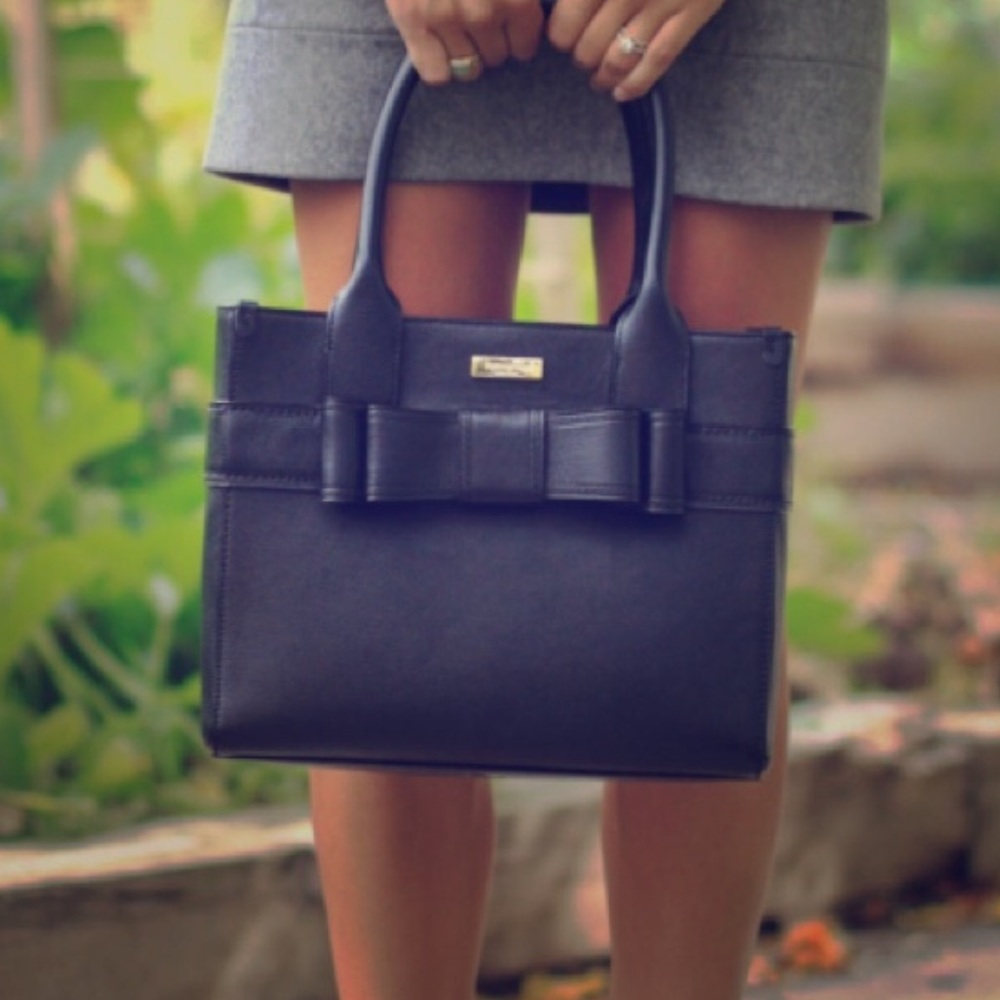 Kate Spade Navy Quinn Villabella Bow Tote!