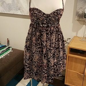 BETSEY JOHNSON Sweetheart edgy baby doll VELVET