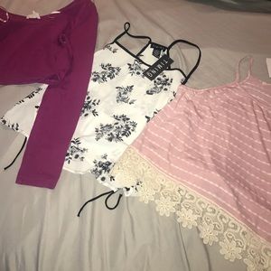 THREE CUTE TOPS for summer!!!