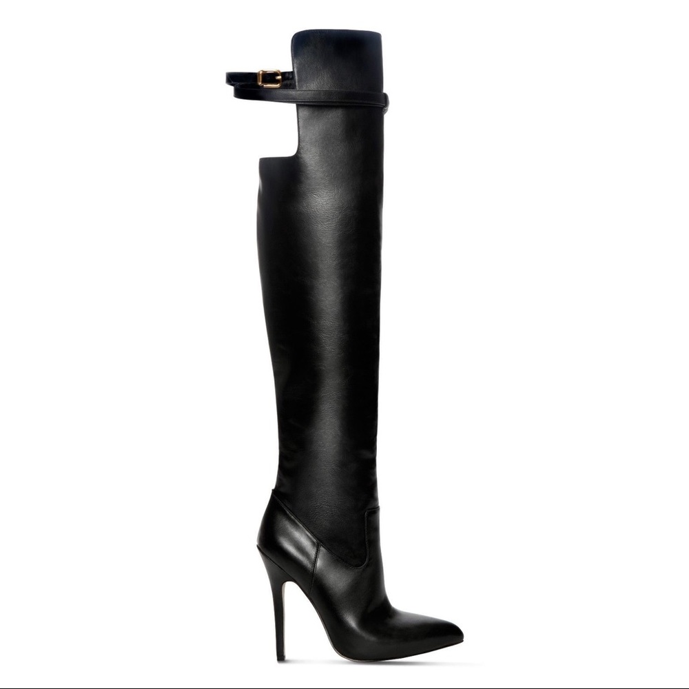 Black ALTUZARRA over the knee stiletto boots