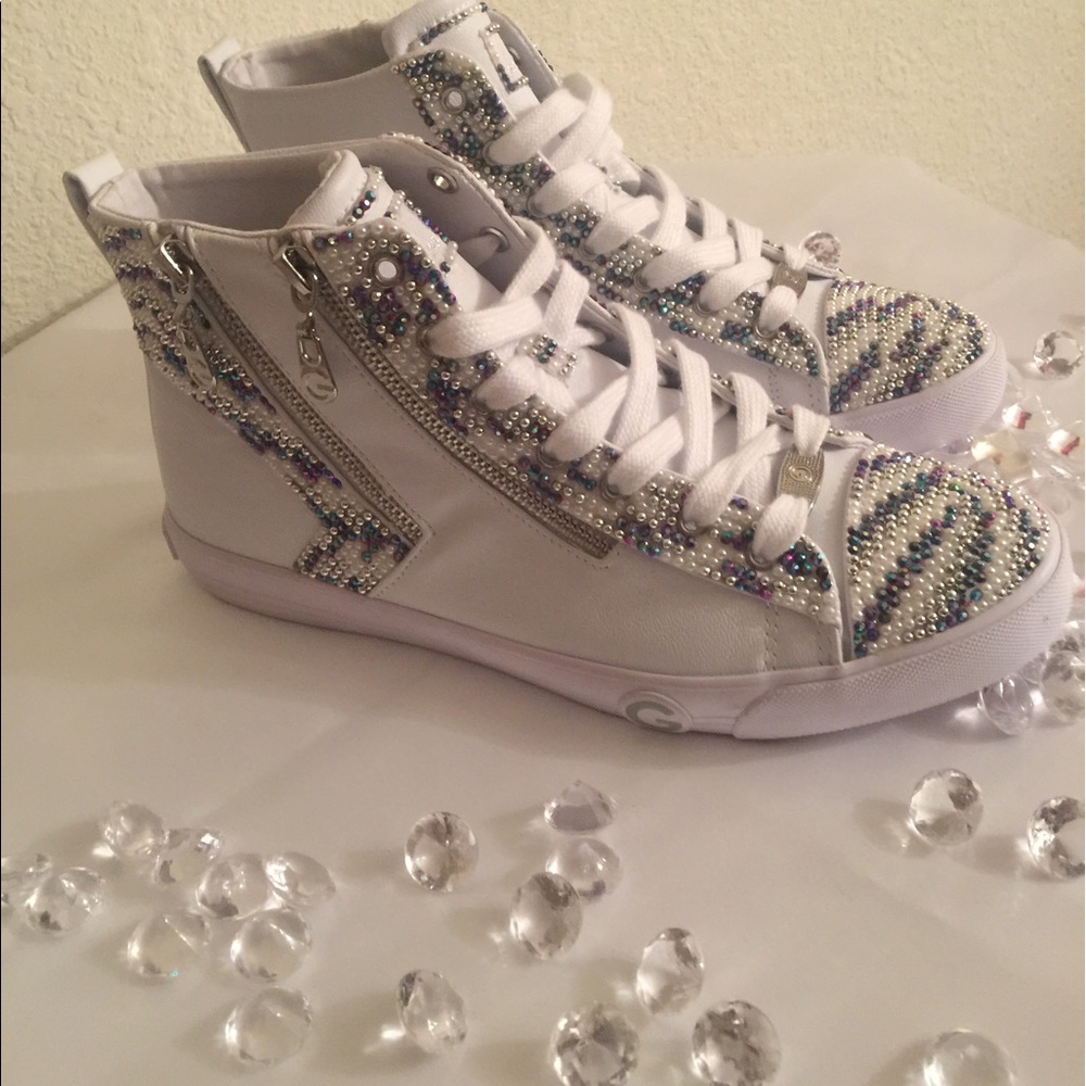 Blinged out G By Guess Shoes