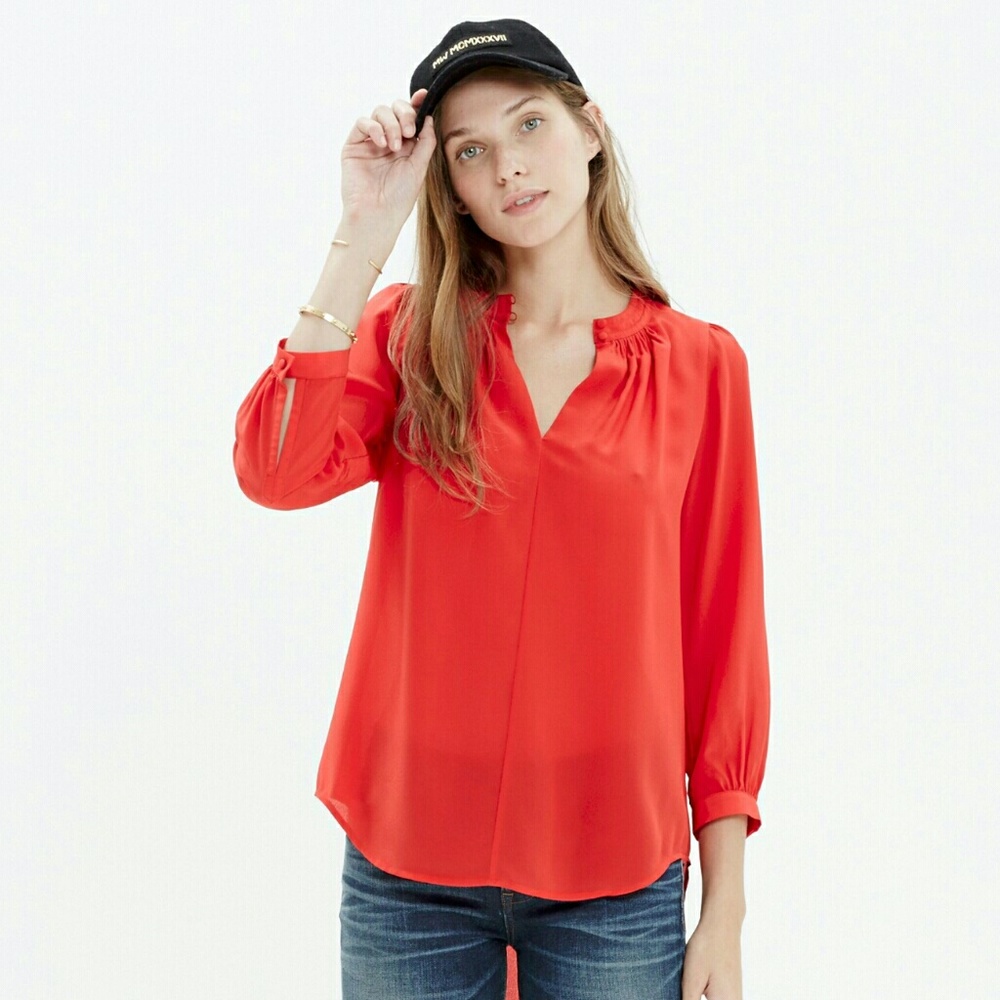 Madewell 100% SIlk Blouse