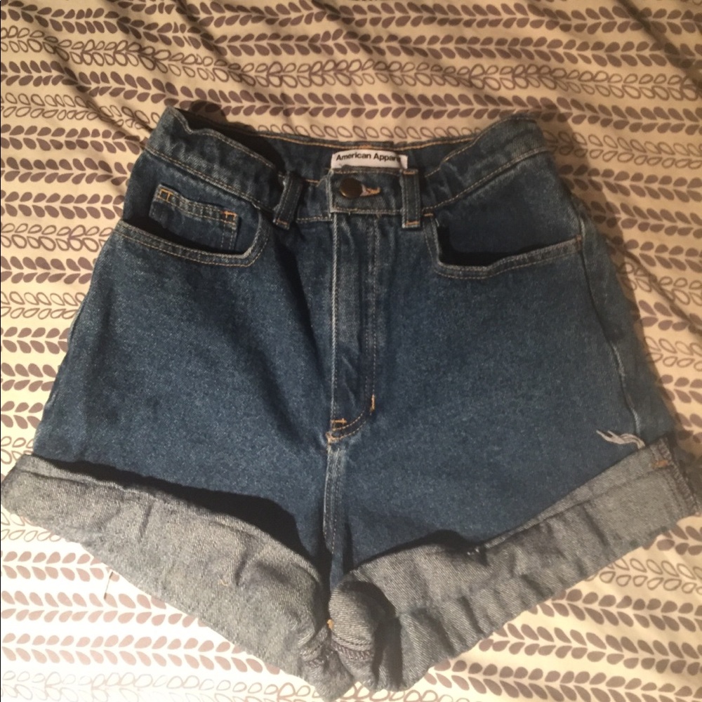 Size 26 American Apparel High Rise Shorts